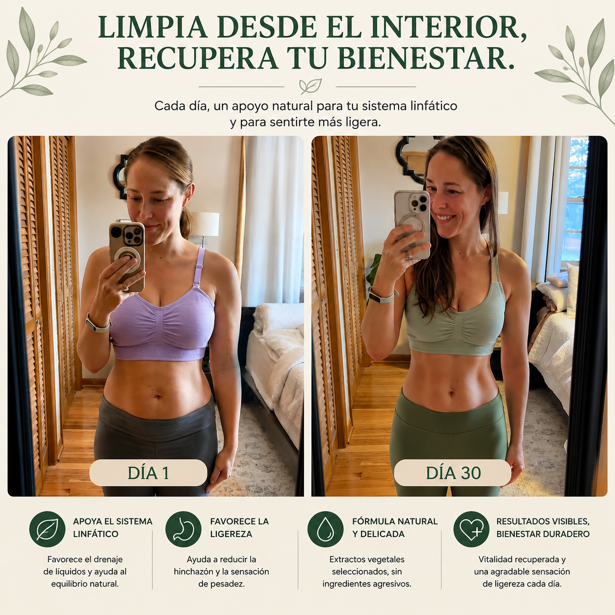 Apoyo natural para el bienestar linfático.